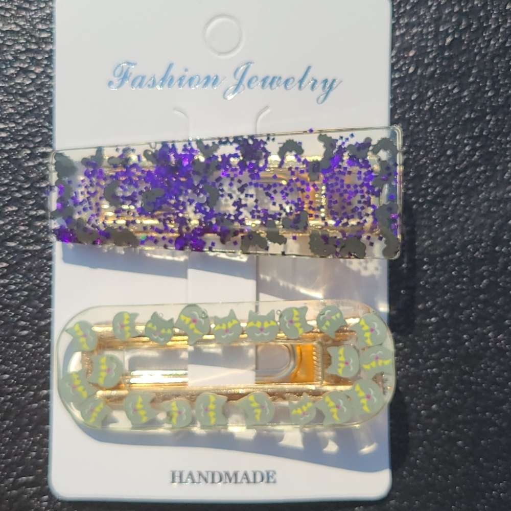 🎃Halloween Acrylic Barrettes